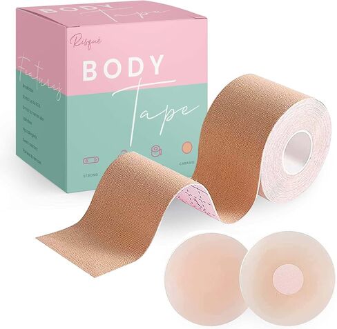 Chest Brace Kit Achieve Chest Brace Lift & Contour | Sticky Tape Waterproof Sweat-Proof Bob Tape in Saudi Arabia
