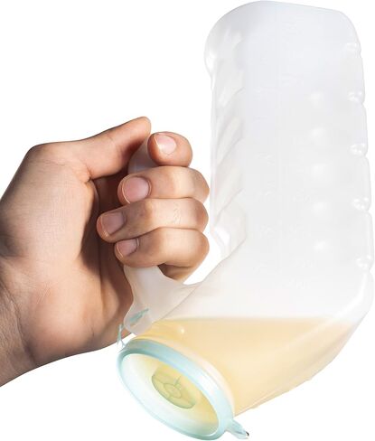 Caremax Supply Urinals for Men with Translucent Lid – 32 Oz. Bottle – 2 Pack-Male Urinal Bottles with Spill Proof Screw Cap – Durable and Reliable – Practical Design – for Camping, Travel People in Kuwait