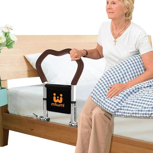 Bed Rail - Bed Rails for Elderly Adults for Safety, Medical Bed Safety & Assisting Rails, Bed Handles and Assist Bar Bed Cane for Seniors Side Bed Safety Rail Railing, Fits Queen, King, Full, Twin Bed in Saudi Arabia