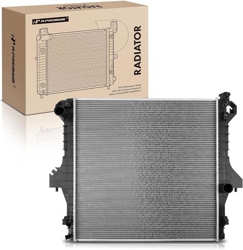A-Premium Engine Coolant Radiator Assembly - Compatible with Dodge Models - Ram 2500 2003-2009, Ram 3500 2003-2009, Ram 4500 2008-2009, Ram 5500 2008-2009 - 5.9L 6.7L L6 in Saudi Arabia