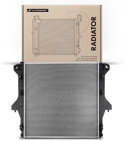 A-Premium Engine Coolant Radiator Assembly - Compatible with Dodge Models - Ram 2500 2003-2009, Ram 3500 2003-2009, Ram 4500 2008-2009, Ram 5500 2008-2009 - 5.9L 6.7L L6 in Saudi Arabia