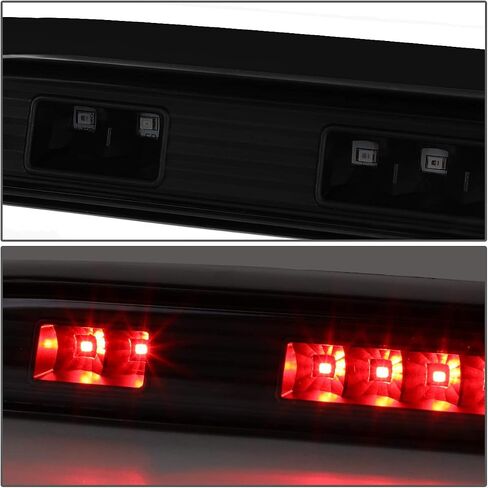 DNA MOTORING 3BL-F15092-LED-BK-SM غطاء أسود LED عالي التركيب ضوء الفرامل الثالث [متوافق مع 92-96 Ford F150 / 92-97 F250 F350] in Saudi Arabia