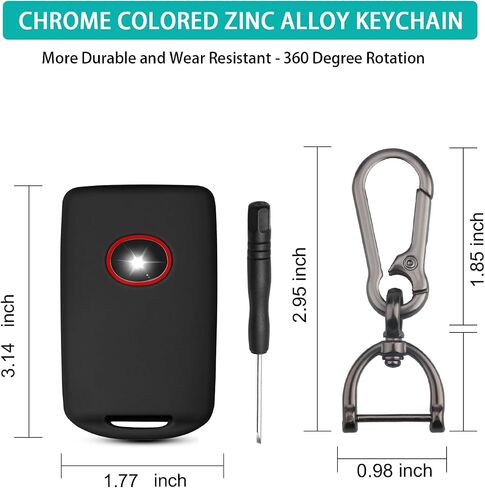 2Pcs 4 Buttons Silicone Rubber Key Fob Cover Compatible with 2024 2023 2022 2021 Mazda 3 6 CX-3 CX-5 CX-9 CX-30 CX-50 CX-90 MX-5 Miata MX-30 EV Carbon Fiber Key Fob Cover for Mazda (Black/Black red) in Kuwait