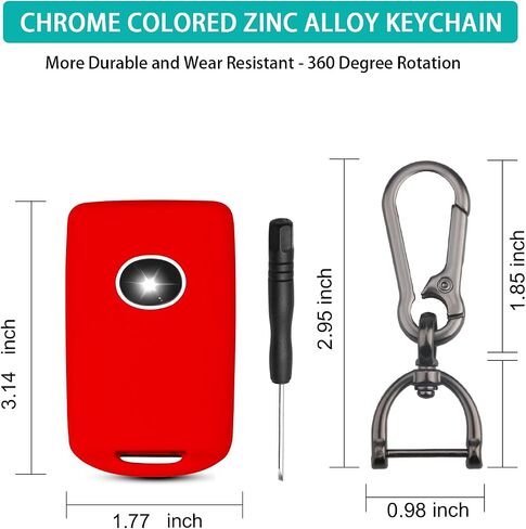2Pcs 4 Buttons Silicone Rubber Key Fob Cover Compatible with 2024 2023 2022 2021 Mazda 3 6 CX-3 CX-5 CX-9 CX-30 CX-50 CX-90 MX-5 Miata MX-30 EV Carbon Fiber Key Fob Cover for Mazda (Black/Black red) in Kuwait