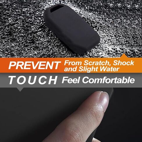 Silicone Key Fob Cover Fit for Toyota Camry Corolla GR Corolla Flip 4 Buttons | Car Accessories | Remote Key Protection Case - Black & Pink in Saudi Arabia