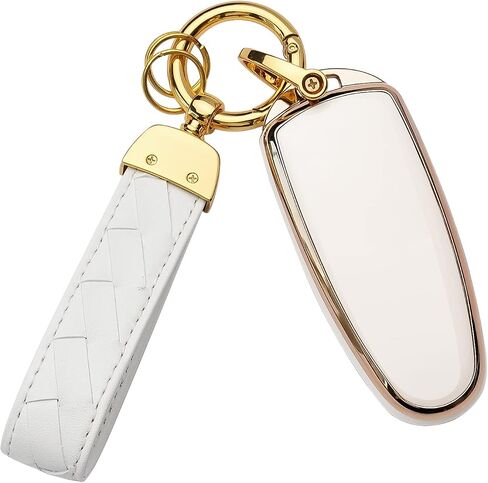 غطاء مفتاح Ford Key Fob مناسب لـ CMAX Escape Focus Edge Expedition Explorer Flex Taurus غطاء مفتاح ذكي (أزرق) in Kuwait