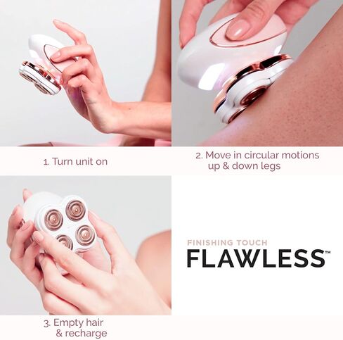 Finishing Touch Flawless Legs, Leg Hair Remover for Women, Electric Razor for Women with LED Light for Instant and Painless Leg Hair Removal in Kuwait
