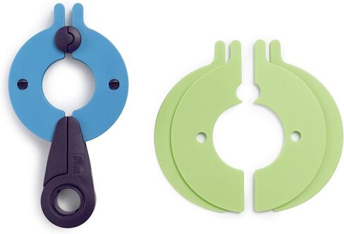 Prym 2-in-1, Large (3" & 3-1/2") Pompom Maker, 3" & 3.5", Purple, Blue, Green 2 Count in Saudi Arabia