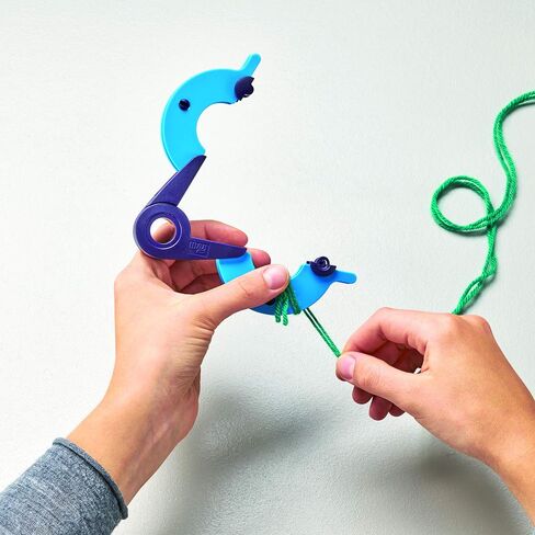 Prym 2-in-1, Large (3" & 3-1/2") Pompom Maker, 3" & 3.5", Purple, Blue, Green 2 Count in Saudi Arabia