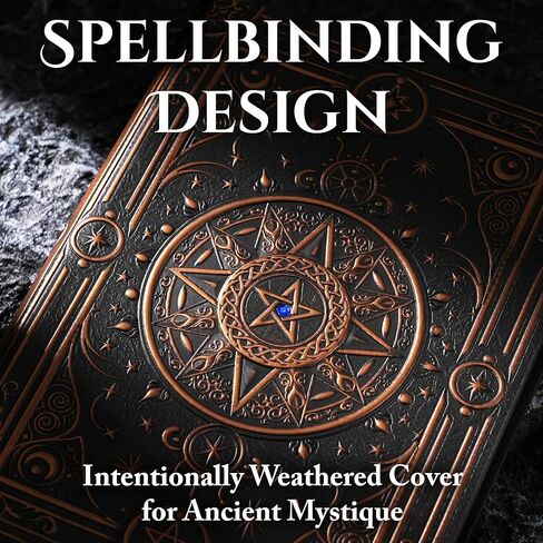 Magic Refillable Notebook Journal for DND Binder - Story Forge 400 Pages (200 Sheets) with Worn Ancient Magic Design for DND or Fantasy Enthusiasts - Perfect for Dungeons and Dragons (D&D) in Saudi Arabia