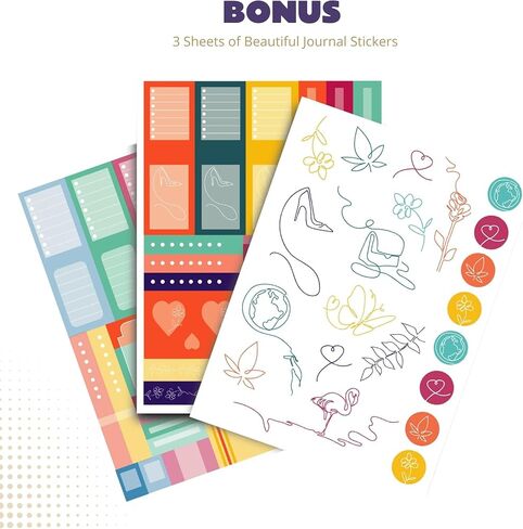 Dotted Journal – 140gsm Bleed Proof Thick White Paper – 200 Numbered Dot Grid Pages – 5.8 x 8.3 inch Bullet Dotted Notebook in Kuwait