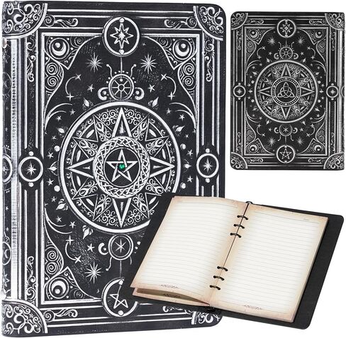 Magic Refillable Notebook Journal for DND Binder - Story Forge 400 Pages (200 Sheets) with Worn Ancient Magic Design for DND or Fantasy Enthusiasts - Perfect for Dungeons and Dragons (D&D) in Saudi Arabia