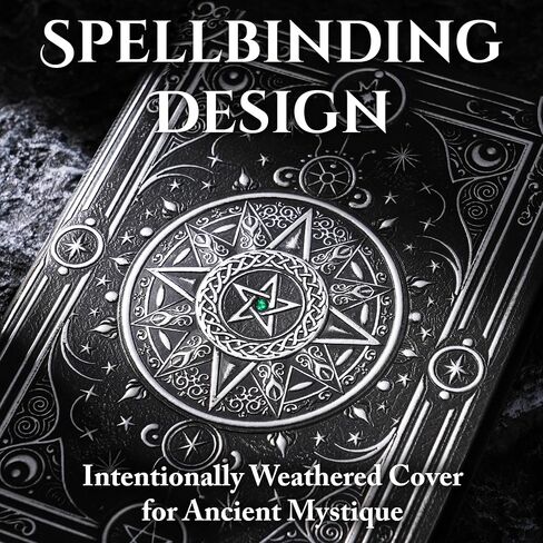 Magic Refillable Notebook Journal for DND Binder - Story Forge 400 Pages (200 Sheets) with Worn Ancient Magic Design for DND or Fantasy Enthusiasts - Perfect for Dungeons and Dragons (D&D) in Saudi Arabia