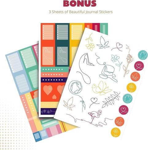 Dotted Journal – 140gsm Bleed Proof Thick White Paper – 200 Numbered Dot Grid Pages – 5.8 x 8.3 inch Bullet Dotted Notebook in Kuwait