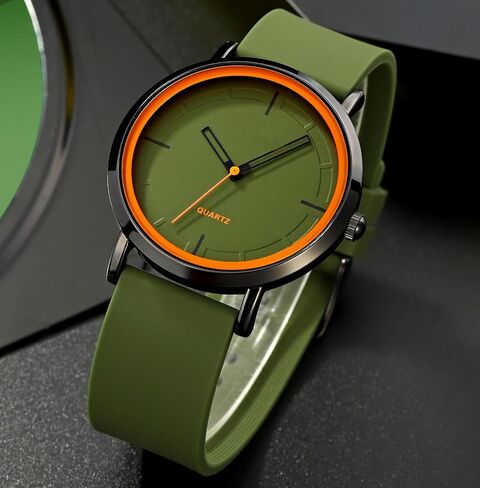 BESTKANG Fashion Simple Analog Quartz Wrist Watches Silicone Strap Waterproof Watch Women Watches Men Sports Watches in Saudi Arabia