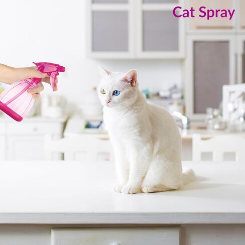 DilaBee Spray Bottles (3-Pack, 12 Oz) Water Spray Bottle for Hair, Plants, Cleaning Solutions, Cooking, BBQ, Squirt Bottle for Cats - Empty Spray Bottles - BPA-Free - Multicolor in Saudi Arabia