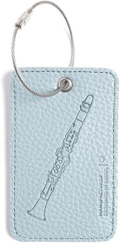 CURTIS Clarinet wire ID tags for Case, Luggage tag, Bag for instrument (Pink) in Kuwait