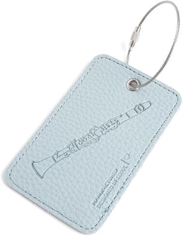 CURTIS Clarinet wire ID tags for Case, Luggage tag, Bag for instrument (Pink) in Kuwait