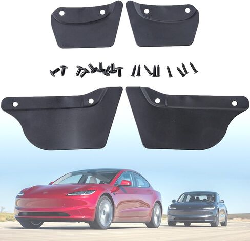 Mud Flaps for Tesla Model 3 2024 2023 2022 2021 2020 2019 20218 2017, Tesla Model 3 Mud Flaps No Drilling No Tape Mudflaps Tire Protective Mud Flap for Tesla Model 3 Accessories (Set of 4) in Saudi Arabia