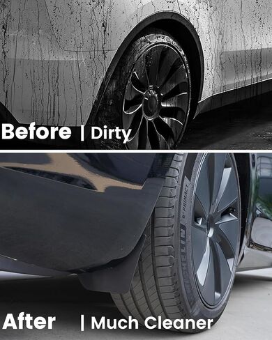 Mud Flaps for Tesla Model 3 2024 2023 2022 2021 2020 2019 20218 2017, Tesla Model 3 Mud Flaps No Drilling No Tape Mudflaps Tire Protective Mud Flap for Tesla Model 3 Accessories (Set of 4) in Saudi Arabia