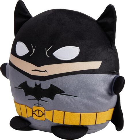 Mattel DC Cuutopia Batman Plush Toy, Super Hero Soft Rounded Pillow Doll, 10-inch Character Collectible in Saudi Arabia