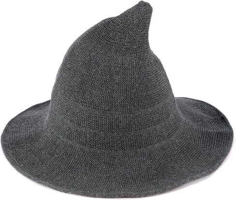 Halloween Witch Hat for Women Foldable Pointed Cap for Halloween Party Costume Accessory in Saudi Arabia