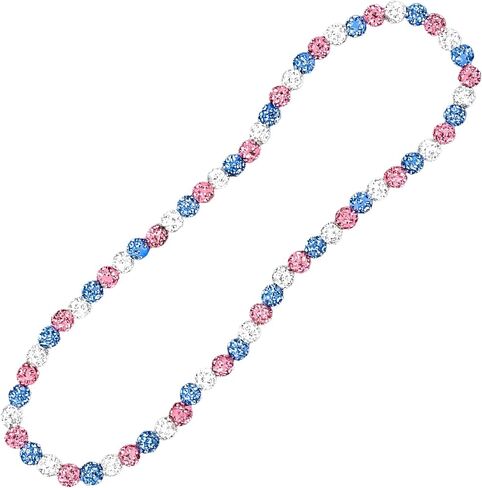 Bling Baseball Necklace Ice Collection Necklace for Competitive Athletes Boys, Glitter Rhinestone Ball Necklaces for Men Women Inspired Sports Baseball Team Lovers Jewelry Gift Accessory 16" 18" 20" in Saudi Arabia