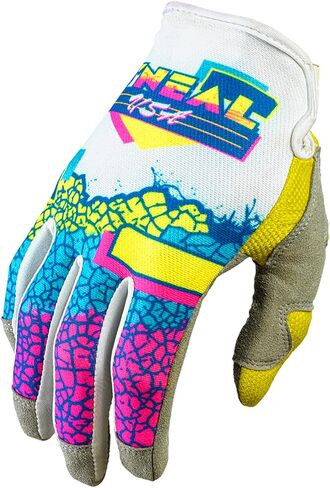 قفازات Oneal 2021 Mayhem-Lite - Crackle 91 أصفر/أبيض/أزرق - X-Large in Saudi Arabia