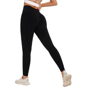 CFR Womens Utra-Soft High Waist Butt Scrunch Leggings Seamless Gym Yoga Pants