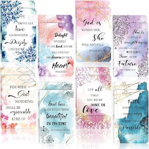 Flower Daily Prayer Faith Journals for Women, Rustic Floral Patterned Bible Verse Notebooks Inspirational Scripture Quotes Pocket Notepads, School Office, 4.9 x 3.1 Inch (Cute Style, 16 Pieces)