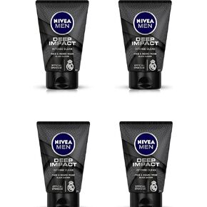 Nivea Men Deep Cleansing Beard And Face Wash 3.3 Ounce (100ml) (6 Pack)