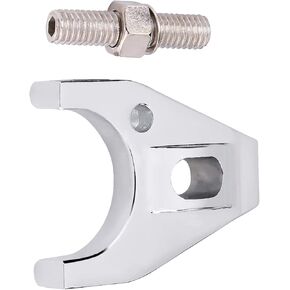 Distributor Clamp, Distributor Hold Down Distributor Clamp Clamp Hold Down stable for SBC BBC SB BB HEI Electronic (Silver)