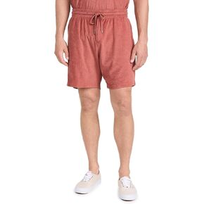 Men's Augusto Terry Cotton Blend Shorts 8.25"