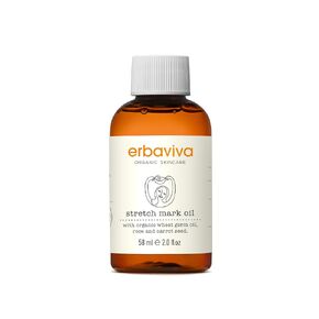 Erbaviva Organic Stretch Mark Oil for Pregnancy, Stretch Marks & Scars - 16 Fl Oz