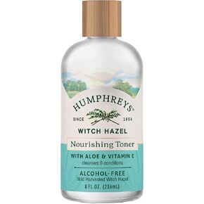 Humphreys Recharge Witch Hazel + Grapefruit AlcoholFree Toner, Clear, 8 Ounce (Pack of 1)