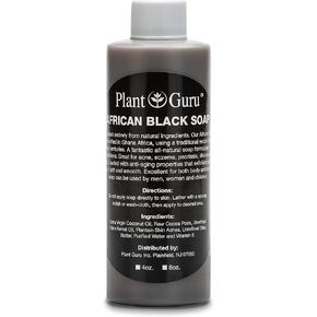 African Black Soap Liquid Half Gallon - 100% Raw Pure Natural From Ghana, Acne Treatment, Aids Against Eczema & Psoriasis, Dry Skin, Scar and Dark spot Removal, Pimples and Blackhead, Face & Body Wash