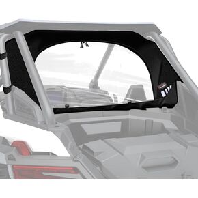 StarknightMT Pro XP Soft Rear Windshield - Scratch-Resistant Back Window Compatible with Polaris RZR Pro XP/ Turbo R 2020-2024 Waterproof Clear Back Dust Panel with Zipper