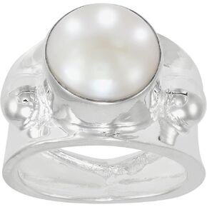 Silpada 'Tulum’ Sterling Silver Freshwater Pearl Ring