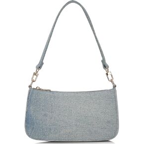 NIUEIMEE ZHOU Denim Shoulder Bag for Women Retro Classic Clutch Tote HandBags Crossbody Purses