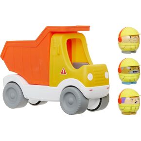 Little Tikes Toddle Tots Haul Away Dump Truck, Toddler Playset, Push- Along Dump Truck & 3 Character Figures for Pretend Play, Gift and Toy for Toddlers and Kids Girls Boys Ages 1-5 Years in Saudi Arabia