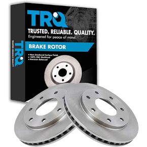 TRQ Front Brake Rotors Set Vented Compatible with 1999-2003 Ford F-150 2004 F-150 Heritage 1997-1999 F-250