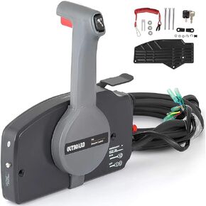 703-48272-12,703-48207-22 10PIN Compatible with Yamaha Outboard Throttle Control Box 703 Side Mounted Pull to Open