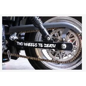 STICKY DUDE | Borrowed Time - Swing Arm Sticker Decal for HD FLSB M8 Dyna Clubstyle Europe USA