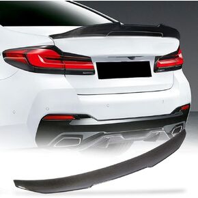 MCARCAR KIT Carbon Fiber Trunk Spoiler for BMW 5 Series G30 Sedan and F90 M5 2017-2023 520i 530i 540i Rear Boot Highkick Wing Lip Car Wing Lip Facotry Outlet (Style A)