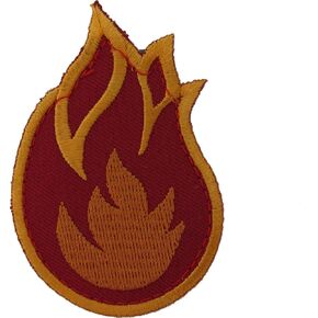 Milspec Fireball Morale Patch (Full Color (Fire))
