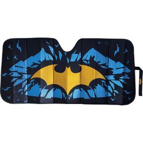 Plasticolor 008534R01 Warner Bros. DC Comics Batman Shattered Windshield Accordion Sunshade