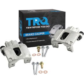 TRQ Rear Brake Caliper Set Compatible with 2004-2010 INFINITI QX56 2005-2015 Nissan Armada 2004 Pathfinder Armada 2004-2015 TITAN