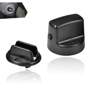 1 PC Car Ignition Key Knob, Vehicle Push Turn Switch Replacement, Waterproof Automotive Turn Switch Accessories Compatible with 2007-2015 Mazda OEM #D461-66-141A-02 D6Y1-76-14 (Black)