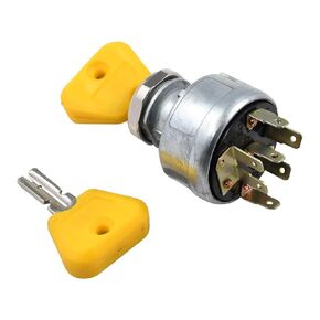 2368655 2782017 7004147 3-Position Forklift Ignition Switch with 2 keys 31-297 Compatible with Hyster Yale Clark Forklifts Replaces 1492154 2035830 379902