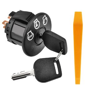 Starter Ignition Switch with Keys LVU29433 Compatible with John Deere 1023E 1025R 1026R 2025R 2026R 3025E 3032E 3036E 3038E
